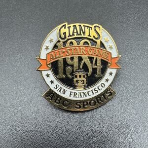 Vintage 1994 MLB All-Star Game Pin San Francisco Giants ABC Sports Baseball Memo